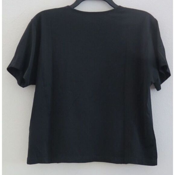 Nike DJ0915 010 Women’s Sz S Black Dri-Fit Athletic Running Jogging Shirt - Picture 2 of 4